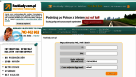 What Rozklady.com.pl website looked like in 2017 (7 years ago)