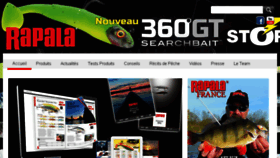 What Rapala.fr website looked like in 2017 (7 years ago)