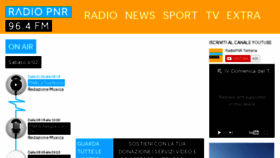 What Radiopnr.it website looked like in 2017 (8 years ago)