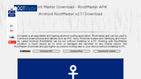 What Rootmasterapk.org website looked like in 2017 (7 years ago)