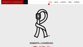 What Robertadicamerino.com website looked like in 2017 (7 years ago)