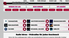 What Radiodienste.de website looked like in 2017 (7 years ago)