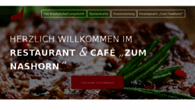 What Restaurant-nashorn-kassel.de website looked like in 2017 (7 years ago)