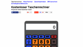 What Rechnerkostenlosonline.de website looked like in 2017 (7 years ago)