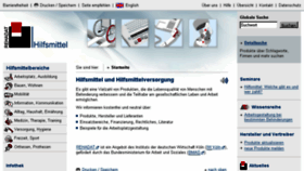 What Rehadat-hilfsmittel.de website looked like in 2017 (7 years ago)
