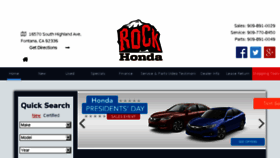 What Rockhonda.com website looked like in 2017 (7 years ago)