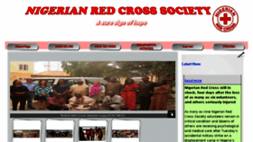 What Redcrossnigeria.org website looked like in 2017 (7 years ago)