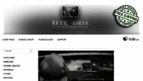 What Retrocorsa.com website looked like in 2017 (7 years ago)