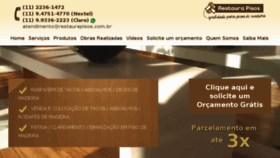 What Restaurapisos.com.br website looked like in 2017 (7 years ago)