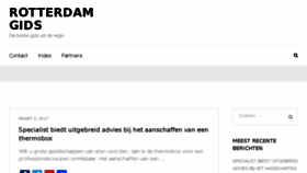 What Rotterdam-gids.nl website looked like in 2017 (9 years ago)