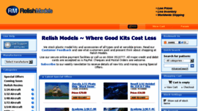 What Relishmodels.co.uk website looked like in 2017 (7 years ago)