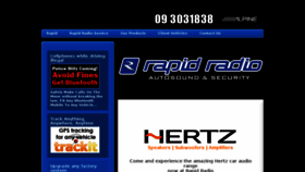 What Rapidradio.co.nz website looked like in 2017 (7 years ago)