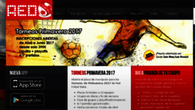 What Redfutbolsiete.com website looked like in 2017 (7 years ago)