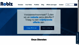 What Robiz.nl website looked like in 2017 (7 years ago)