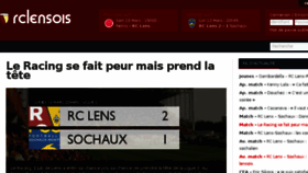 What Rclensois.fr website looked like in 2017 (8 years ago)