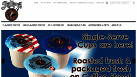 What Raphaelscoffee.com website looked like in 2017 (8 years ago)