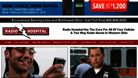What Radiohospital.com website looked like in 2017 (7 years ago)