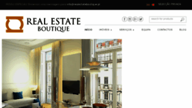 What Realestateboutique.pt website looked like in 2017 (7 years ago)