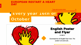 What Restartaheart.eu website looked like in 2017 (7 years ago)