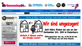 What Ranzenshop24.de website looked like in 2017 (7 years ago)
