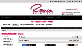 What Ritchieswimwear.com website looked like in 2017 (7 years ago)