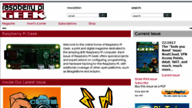 What Raspberry-pi-geek.com website looked like in 2017 (7 years ago)