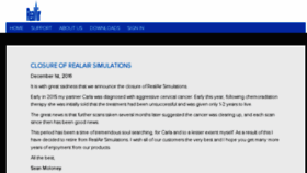 What Realairsimulations.com website looked like in 2017 (7 years ago)