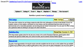 What Rabbitears.info website looked like in 2017 (7 years ago)