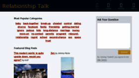 What Relationshiptalk.net website looked like in 2017 (7 years ago)