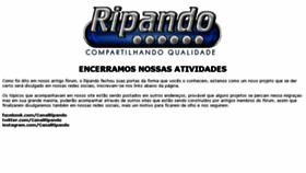 What Ripando.com.br website looked like in 2017 (7 years ago)