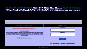 What Rapidspell.org website looked like in 2017 (7 years ago)
