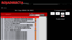 What Rojadirecta.soccer website looked like in 2017 (7 years ago)