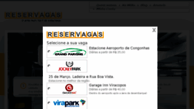 What Reservagas.com.br website looked like in 2017 (7 years ago)