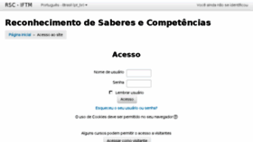 What Rsc.iftm.edu.br website looked like in 2017 (7 years ago)