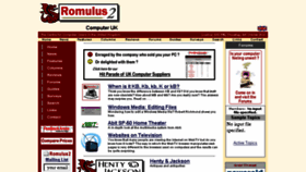 What Romulus2.com website looked like in 2017 (7 years ago)