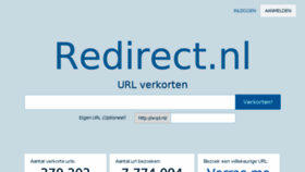 What Redirect.nl website looked like in 2017 (6 years ago)