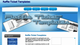 What Raffletickettemplates.org website looked like in 2017 (7 years ago)