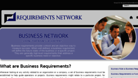 What Requirementsnetwork.com website looked like in 2017 (6 years ago)