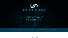 What Reflectstudios.com website looked like in 2017 (7 years ago)