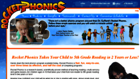 What Rocketphonics.com website looked like in 2017 (7 years ago)