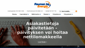 What Raumanenergia.fi website looked like in 2017 (7 years ago)