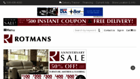 What Rotmans.com website looked like in 2017 (7 years ago)