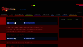 What Redmusic.pl website looked like in 2017 (7 years ago)