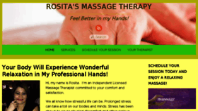 What Rositasmassagetherapy.com website looked like in 2017 (7 years ago)