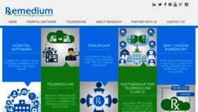 What Remediumhealthtech.com website looked like in 2017 (7 years ago)