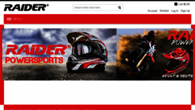What Raiderpowersports.com website looked like in 2017 (7 years ago)