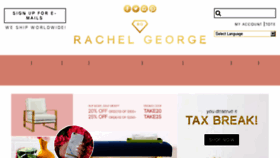 What Rachelgeorge.com website looked like in 2017 (7 years ago)