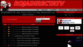 What Rojadirectatv.live website looked like in 2017 (7 years ago)