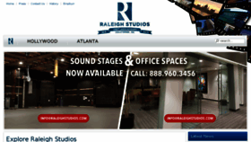 What Raleighstudios.com website looked like in 2017 (7 years ago)