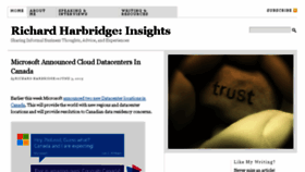 What Rharbridge.com website looked like in 2017 (7 years ago)